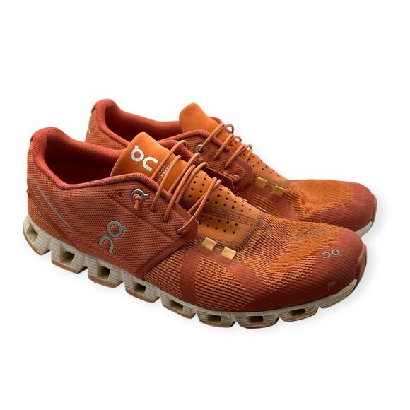 On Running Cloud Running Shoes Chili Rust US Womens Size 10.5 - Picture 1 of 6